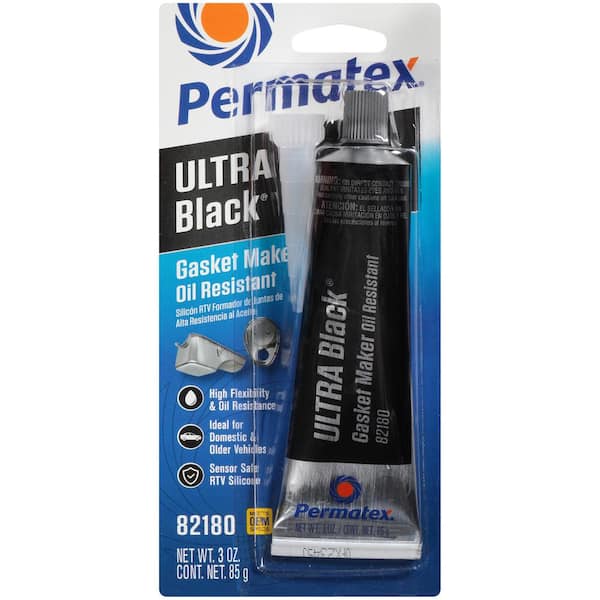 Permatex 3 oz. Ultra Black Maximum Oil Resistance RTV Silicone Gasket Maker  82180 - The Home Depot