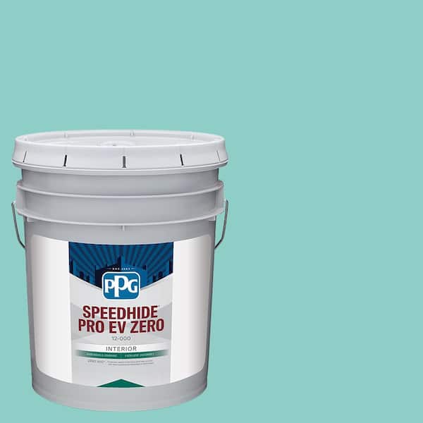 Speedhide Pro EV Zero 5 gal. PPG1231-4 Tropical Holiday Semi-Gloss Interior Paint