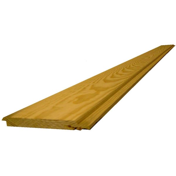 Unbranded 1 in. x 8 in. x 8 ft. #2 Southern Yellow Pine Shiplap Board