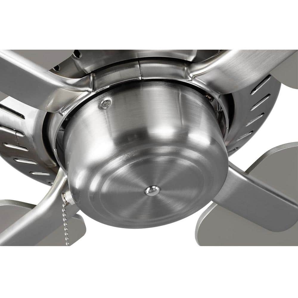Brushed Nickel 32" 4-Blade Indoor Ceiling Fan with Reversible Blades