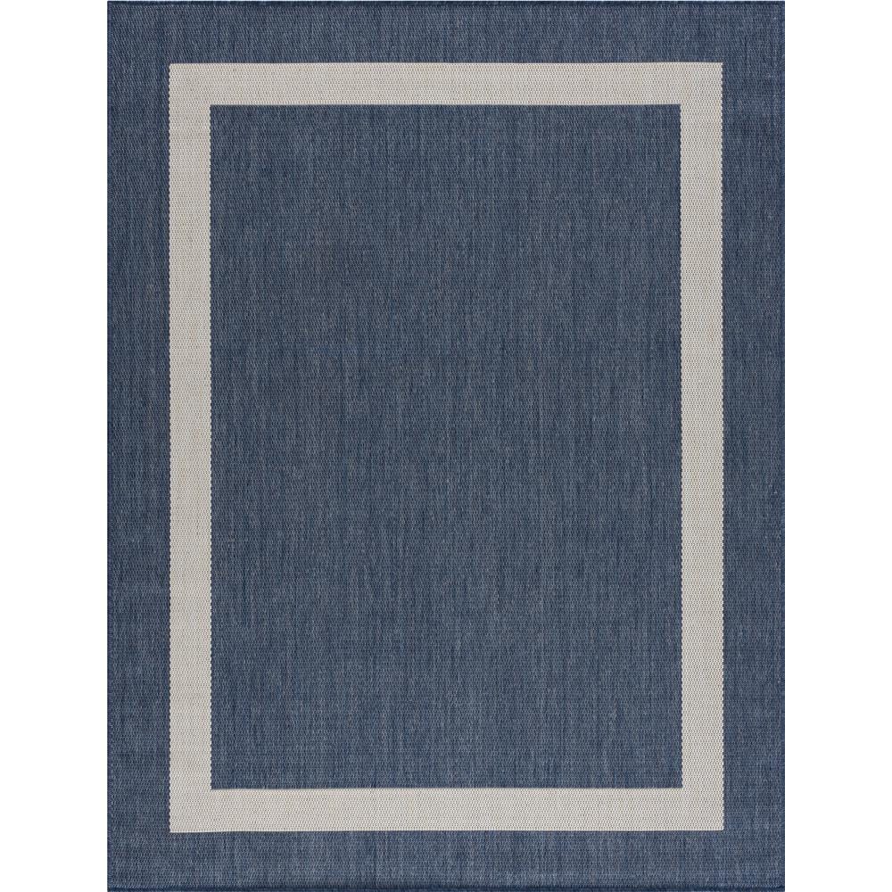 Navy Blue Outdoor Rug Plastic Washable Rugs Water Resistant Garden