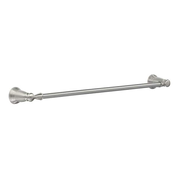 Banbury 24 in. Wall Mounted Towel Bar in Spot Resist Brushed Nickel