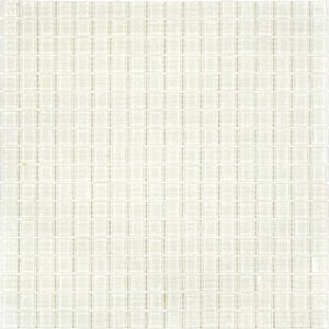 Skosh Glossy Cotton White 11.6 in. x 11.6 in. Glass Mosaic Wall and Floor Tile (18.69 sq. ft./case) (20-pack)