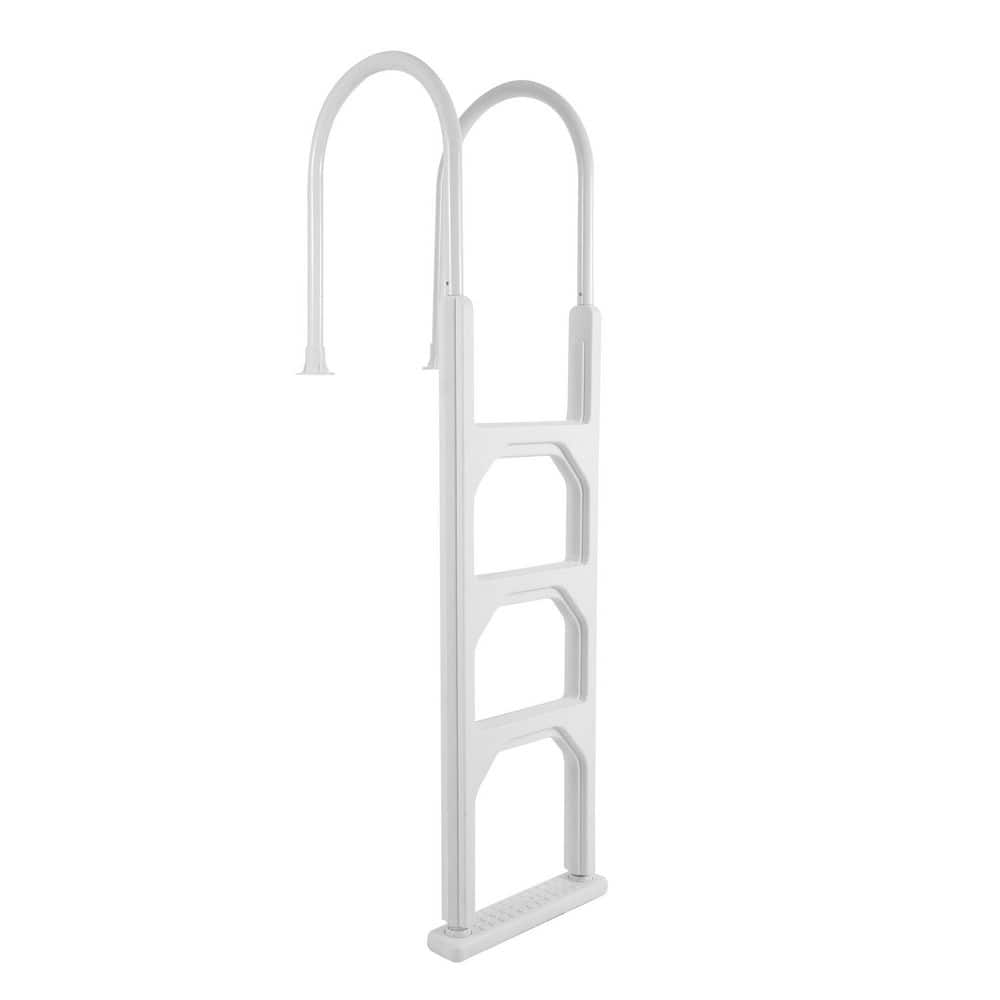 Blue Wave Aluminum/Resin In-Pool Ladder for Above Ground Pools NE1142 ...