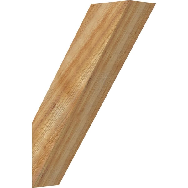 Ekena Millwork 6"W x 20"D x 28"H Traditional Rough Sawn Knee Brace, Western Red Cedar