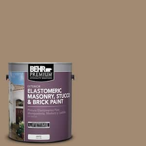 1 gal. #700D-5 Toffee Crunch Elastomeric Masonry, Stucco and Brick Exterior Paint