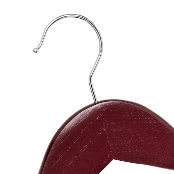 Buy Cherry Wood color hangers for clothes At wholesale price