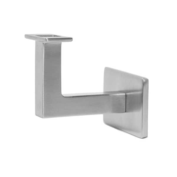 Square Slim 2.5 in. Stainless Steel Handrail Wall Bracket