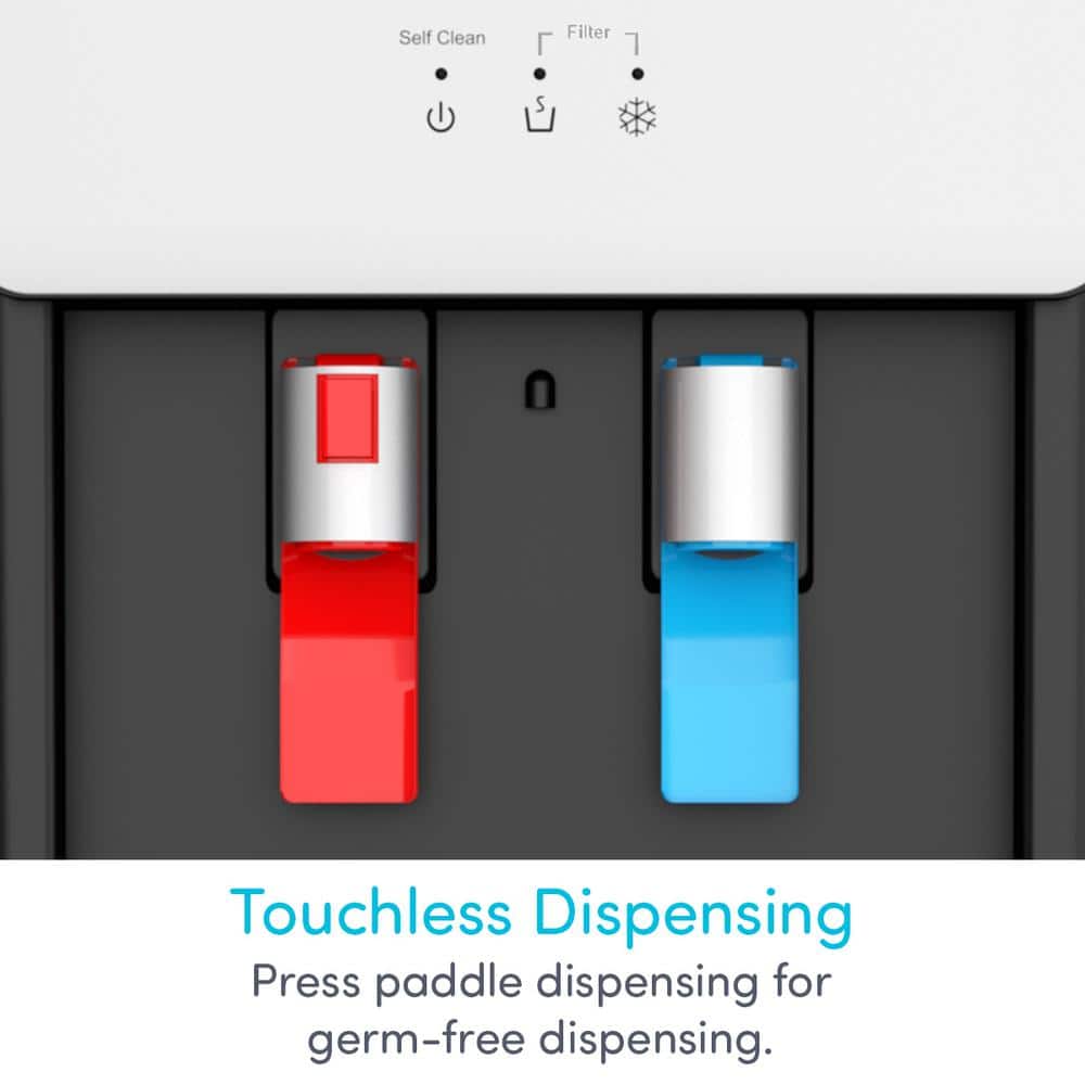 Avalon White Self-Cleaning Bottleless Hot/Cold Water Cooler