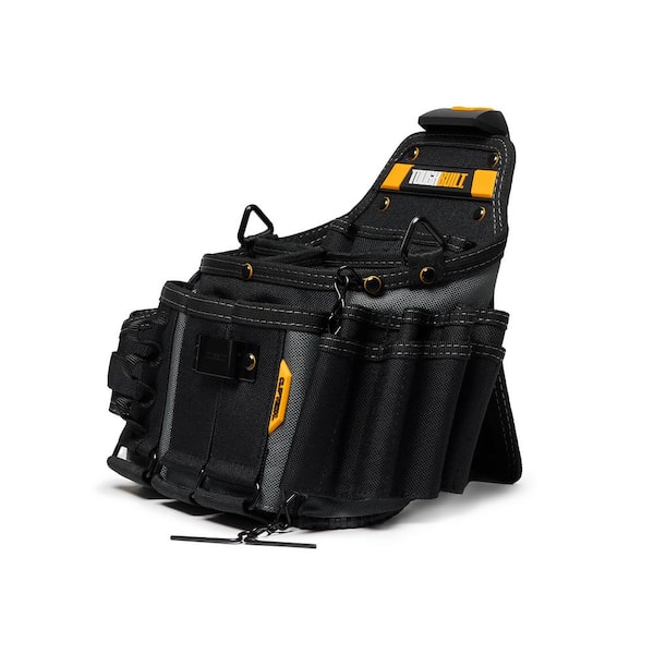 12.5" Master Electrician's Pouch with Shoulder Strap, ClipTech and 25-pockets