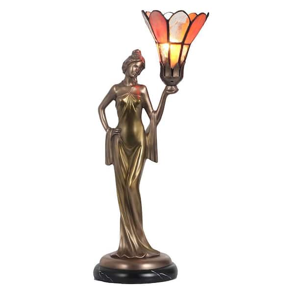 Dale Tiffany Vita 18 .25 in. Cold Cast Bronze Table Lamp