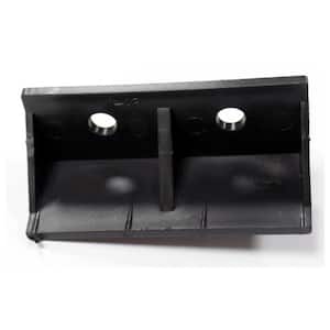 914751-12 Black Wooden Beam Plastic Clip Snap-in for Adjustable Paver Pedestal and Tile Leveling System 12-Pack