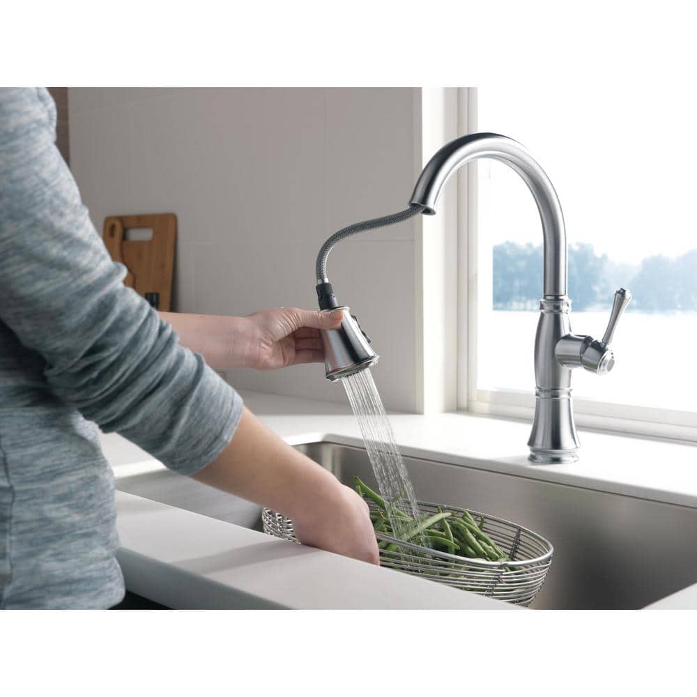 Cassidy Lumicoat Arctic Stainless Steel Pull-Down Kitchen Faucet
