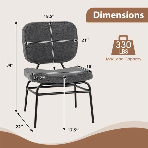 COSTWAY Set Of 4 Gray Fabric Folding Chairs - Padded Seat, Steel Frame, Indoor/Outdoor