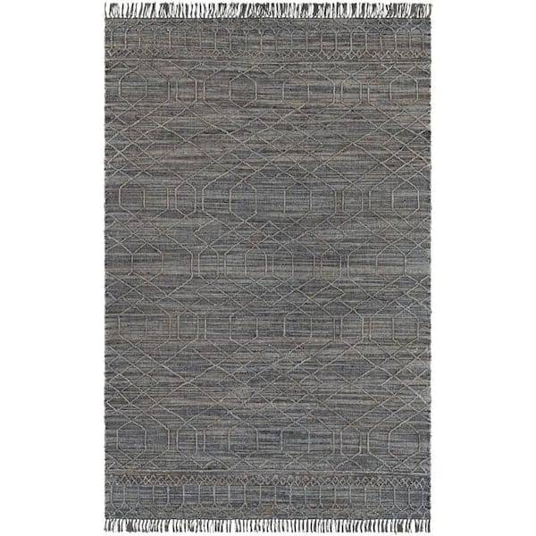 Livabliss Nellye Medium Gray Trellis 2 ft. x 3 ft. Indoor Area Rug