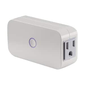 Smart Energy Wi-Fi Indoor Energy Recording 3-Prong 2-Outlet Plug, Alexa/Google Asst, Remote, Multi-Control and Schedule
