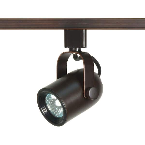 SATCO 1-Light MR16 120-Volt Russet Bronze Round Back Track Lighting Head