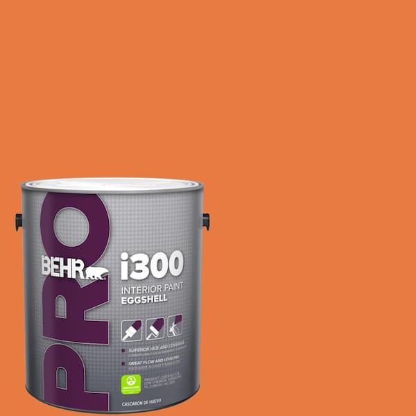 BEHR PRO 1 gal. #S-G-250 Solar Flare Eggshell Interior Paint