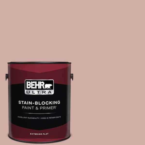 BEHR ULTRA 1 gal. #190E-3 Velveteen Crush Flat Exterior Paint & Primer