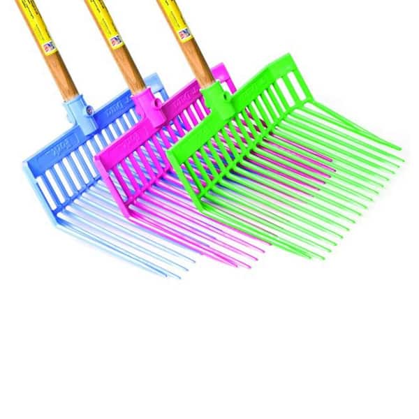 Unbranded 52 in. DuraFork Miller Manufacturing Plastic Little Giant Bedding Forks (Set of 3)