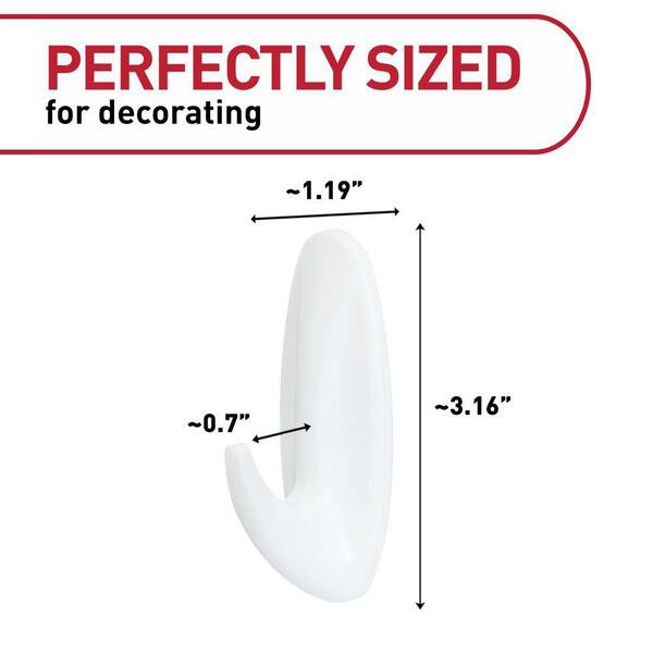 Medium Designer Hook Value Pack, 8 Hooks, 16 Strips