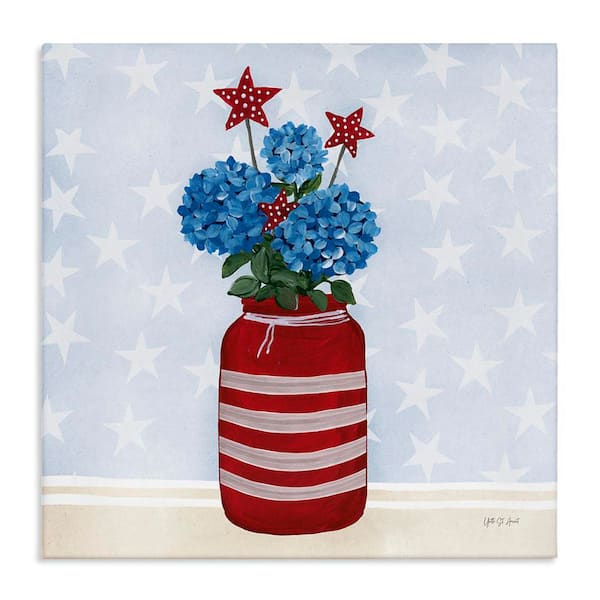 Stupell Industries Summer Stars Bouquet by Yvette St. Amant Unframed Nature Graphic Art Print 36 in. x 36 in.