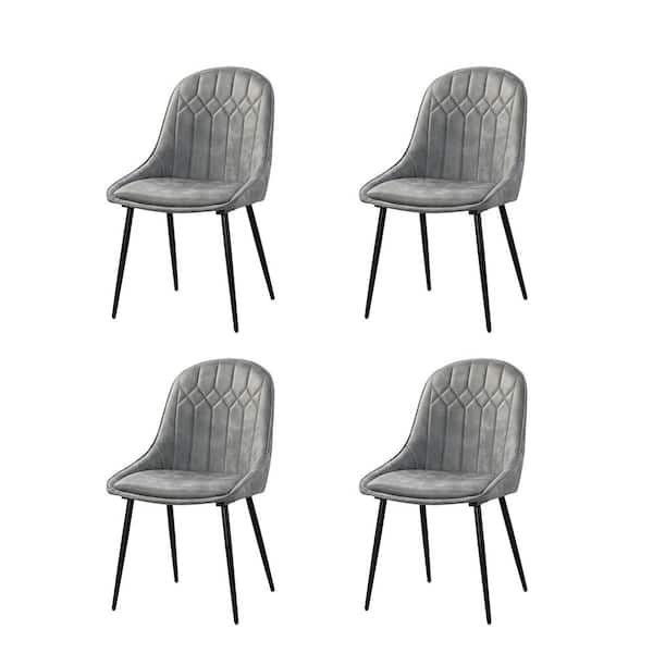 JAYDEN CREATION Telmo 5-Piece Grey Dining Sets for Kitchen and Dining