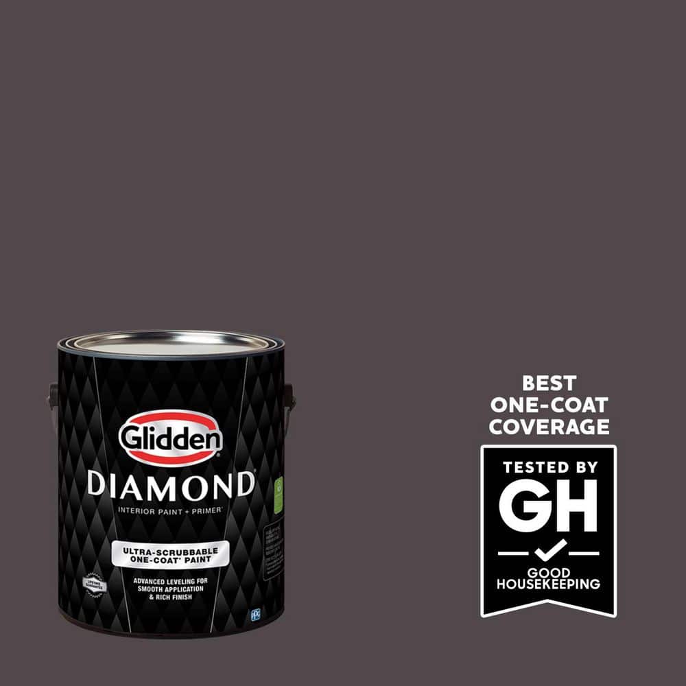 1-gal. Black Elegance PPG1004-7 Semi-Gloss Interior Paint with Primer price history on PriceWatchPro