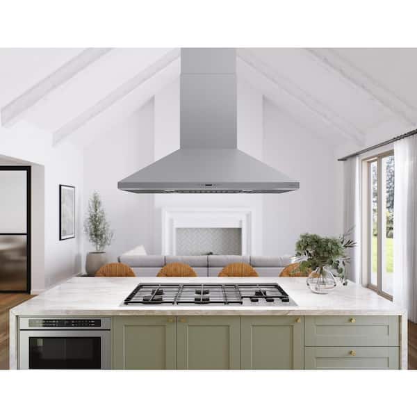 Zephyr Siena Pro 36 in. 1200 CFM Ducted Island Mount Range