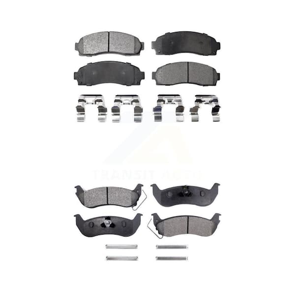 TEC Front Rear Ceramic Brake Pads Kit For Ford Ranger Mazda B2300 B4000 KTC-100417