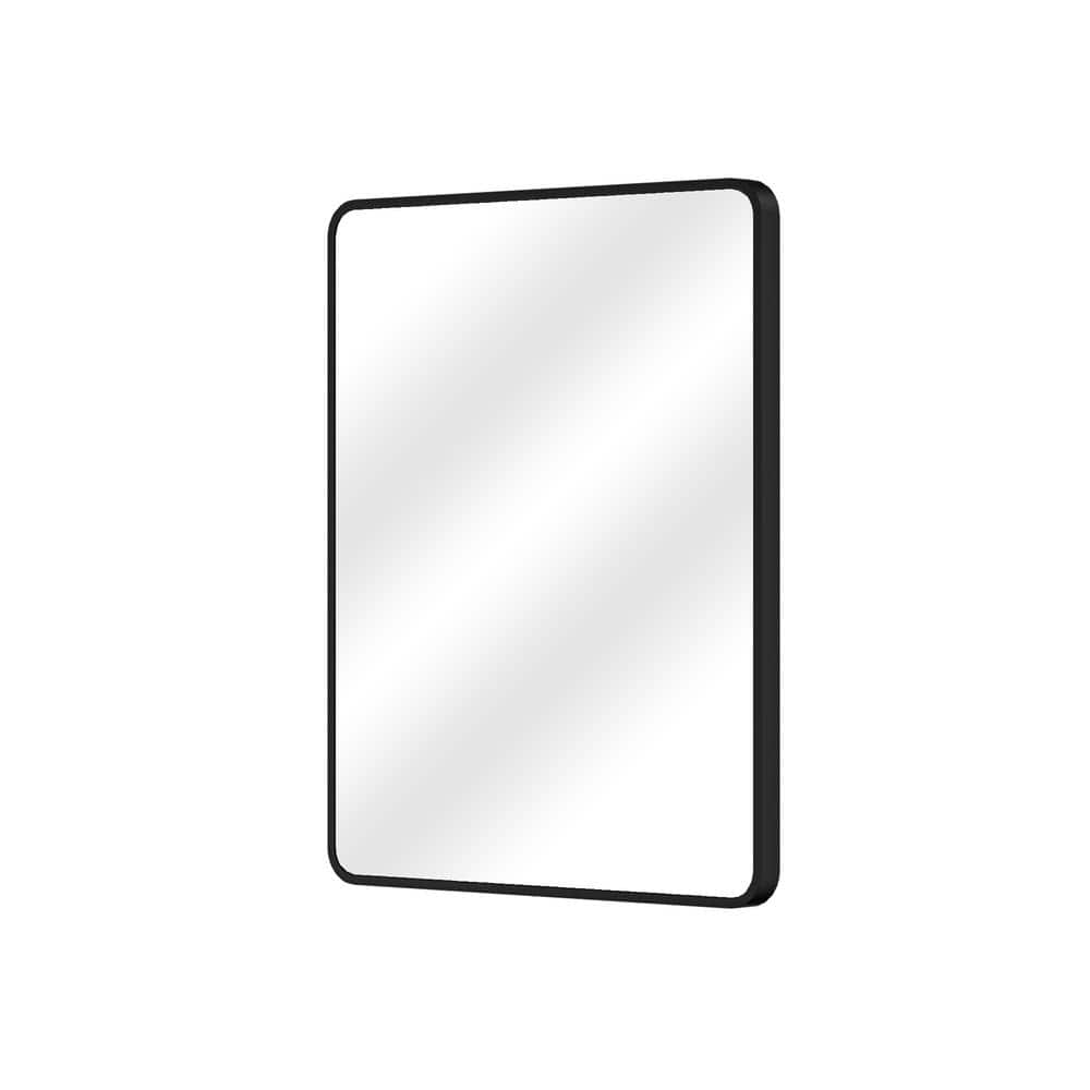 Aosspy Modern 24 in. W x 30 in. H Rectangular Aluminum Framed Vertical