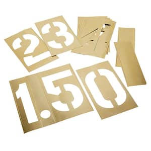  HAUTMEC 1 Inch(25mm) Letter Number Stencils Set, 36 Pcs  Stainless Steel Templates for Spray Painting, Reusable for Signs, Artistic  Creativity, Narrow HT0344 : Tools & Home Improvement