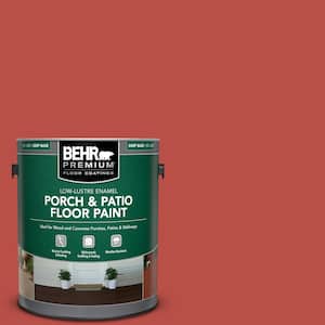 1 gal. Home Decorators Collection #HDC-MD-16 Cherry Red Low-Lustre Enamel Interior/Exterior Porch and Patio Floor Paint