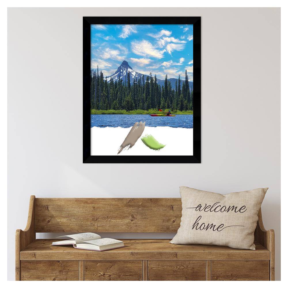 Black Matte Wood Picture Frame 22 x 28 Inches