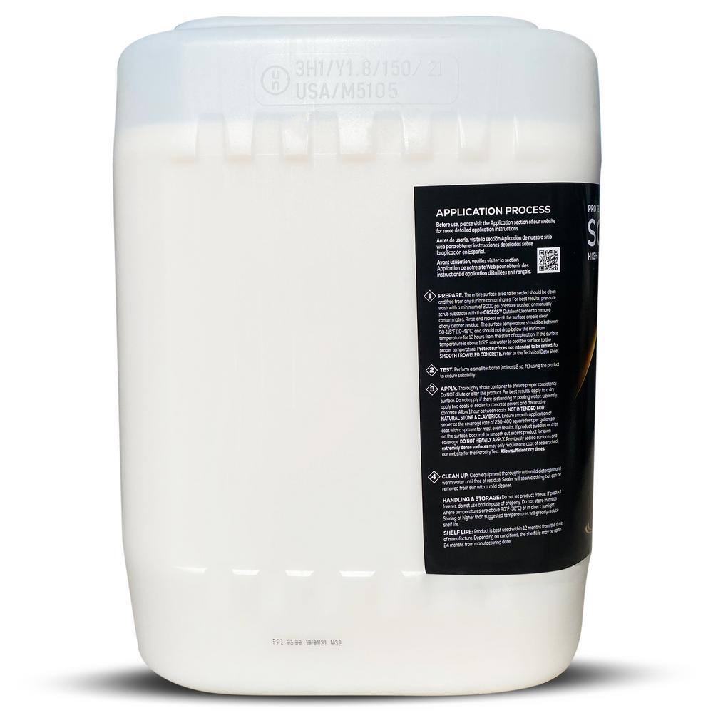 5 Gallon Clear High Gloss Concrete Sealer for Pavers