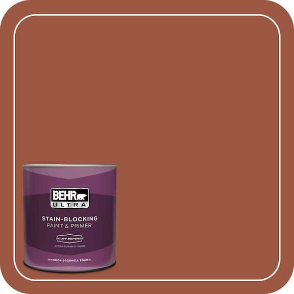 BEHR ULTRA 1 qt. #210D-7 Firebrick Extra Durable Eggshell Enamel Interior Paint & Primer