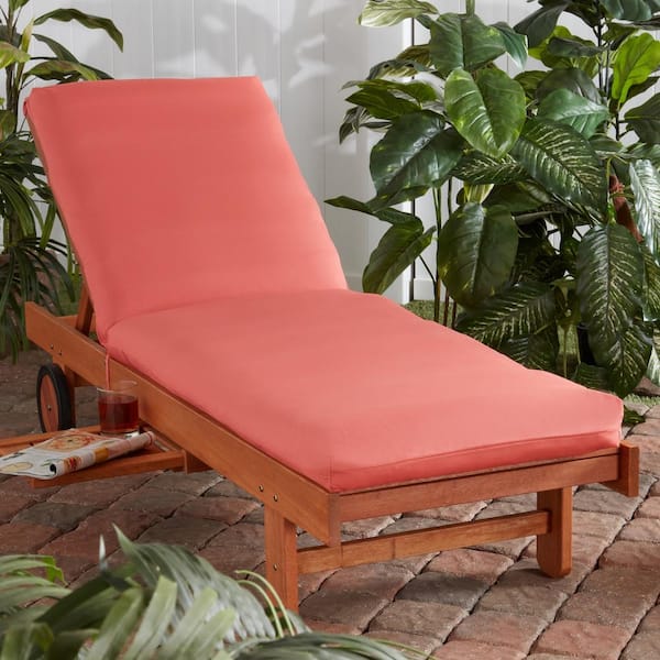 Coral chaise lounge cushion new arrivals