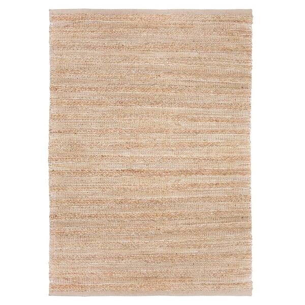 Unbranded Winter Green 5 ft. x 7 ft. 9 in. Area Rug Jute Blend Striped