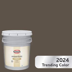 5 gal. Cabin Fever PPG1021-7 Flat Exterior Paint
