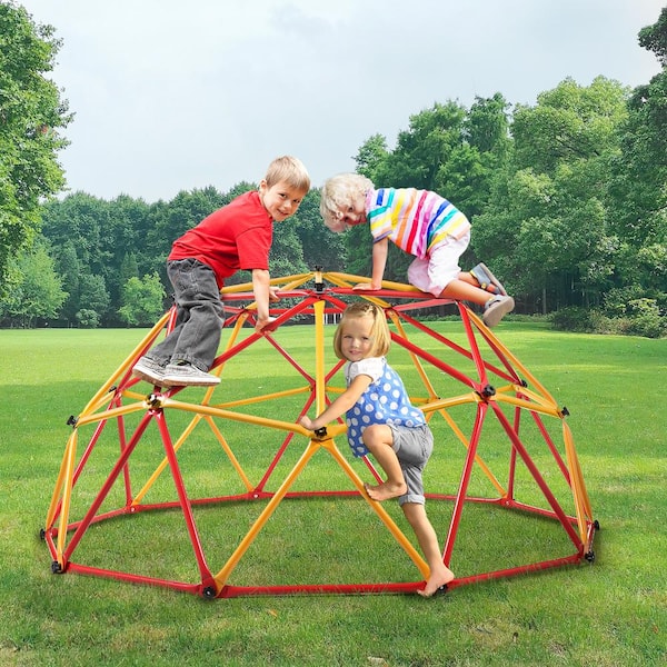 Classic Backyard Metal Monkey Bars Climber