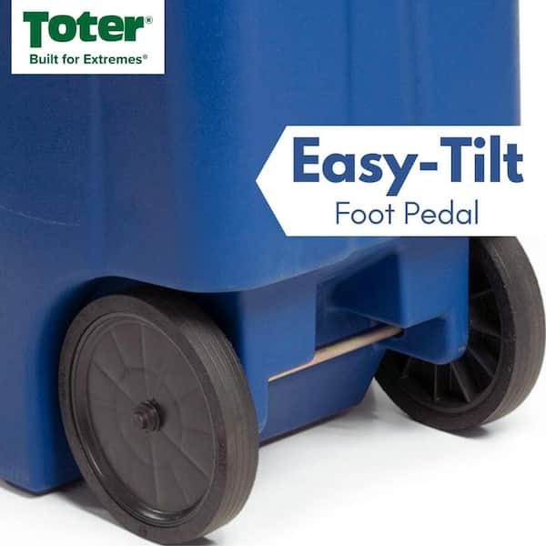 Tot Tutors Plastic 4.25 Gal. Small Storage Bins in Blue and Teal (Set of 4)  SM111 - The Home Depot