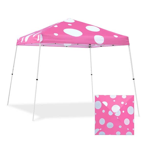 EAGLE PEAK 10 ft. W x 10 ft. D Slant Leg Pop-Up Canopy Tent