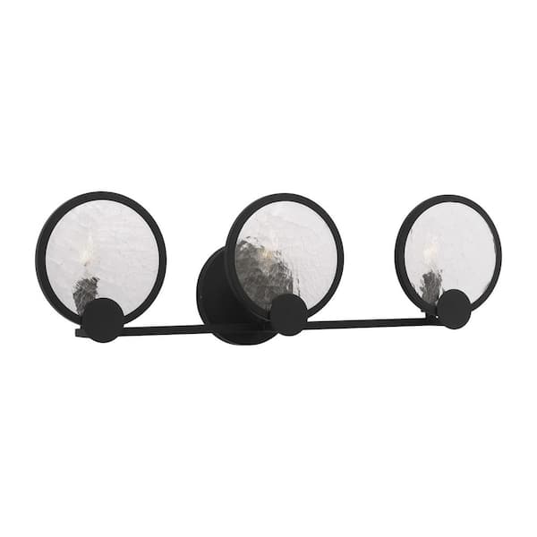 Generation Lighting Cooper 22 in. 3-Light Midnight Black Generation Lighting Cooper 22 in. 3-Light Midnight Black
