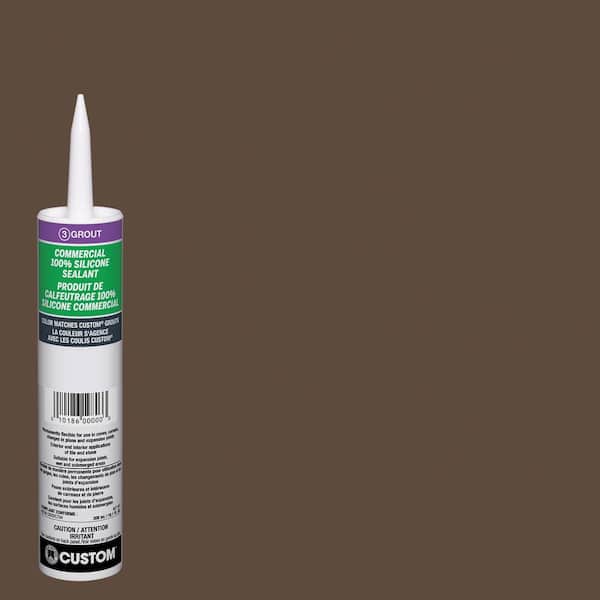 Custom Building Products Commercial #646 10.1 oz. Coffee Bean Silicone Caulk