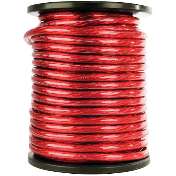 DB Link 50 ft. 0-Gauge Red Elite Superflex Soft-Touch Power Wire
