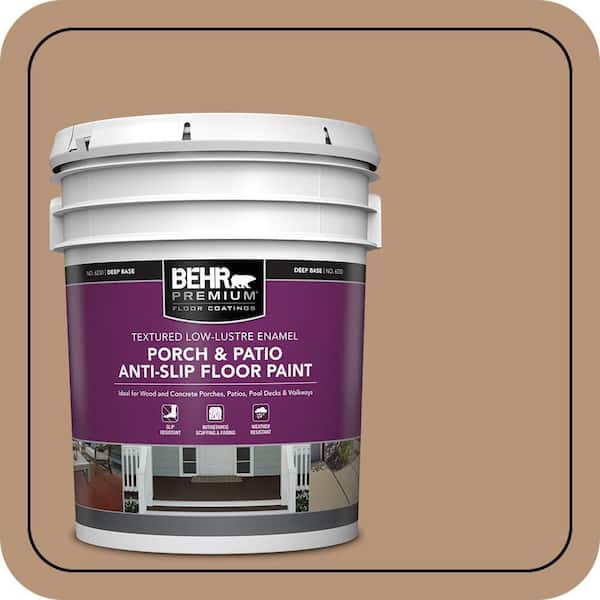 BEHR PREMIUM 5 gal. #PPU7-20 Raffia Ribbon Textured Low-Lustre Enamel ...