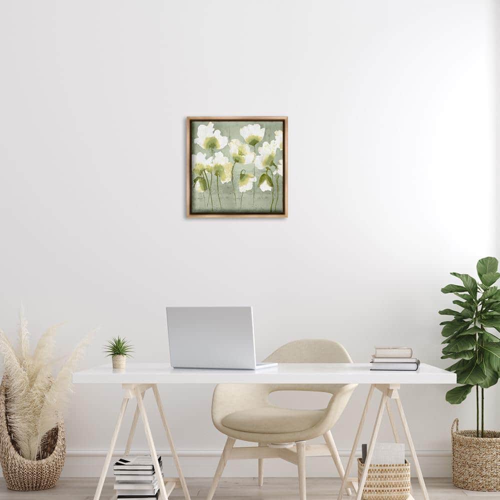 UPC 199235914562 product image for Charming Flower Impressions by Vanessa Austin Brown Floater Frame Nature Graphic | upcitemdb.com