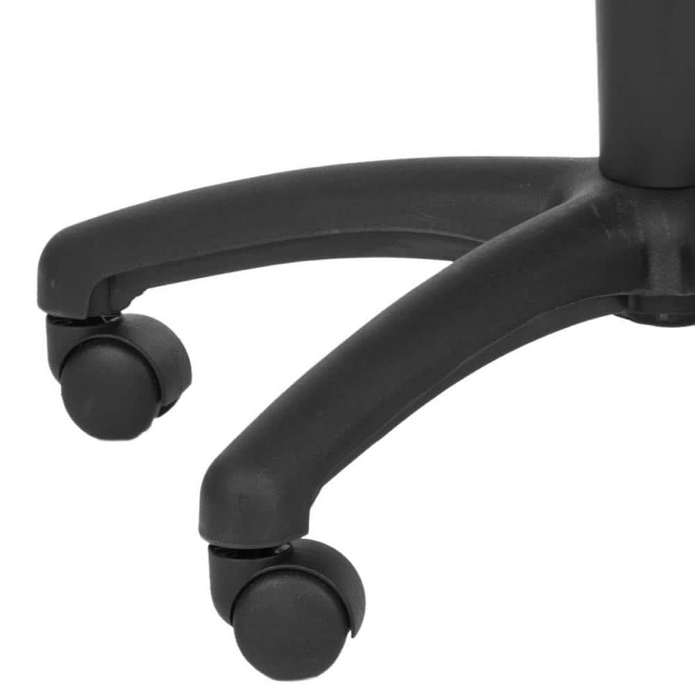 Shane Black Mesh Swivel Desk Chair with Metal Base