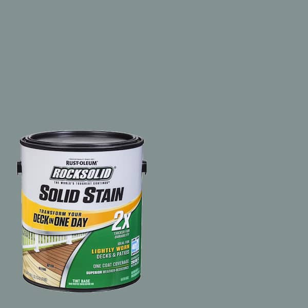 Rust-Oleum RockSolid 1 gal. Fern Exterior 2X Solid Stain 319753 - The ...