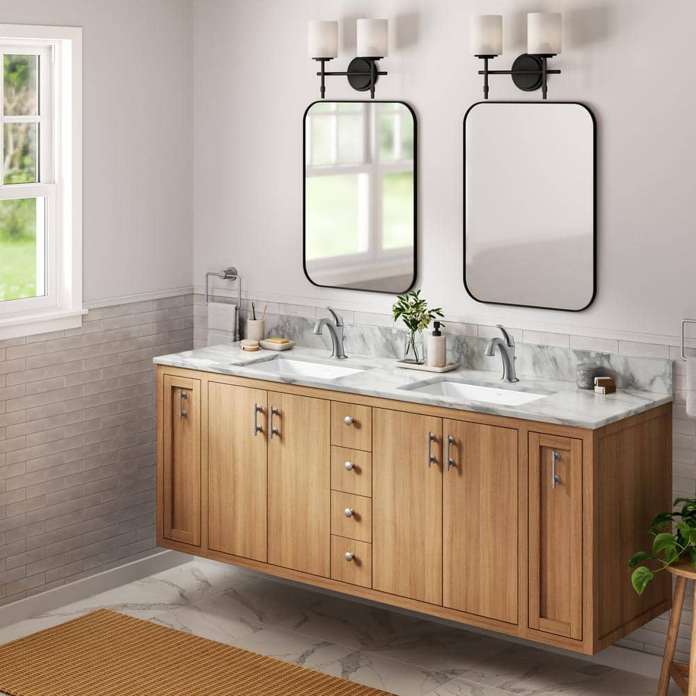 Elavo 21-Inch White Rectangular Ceramic Undermount Bathroom Sink